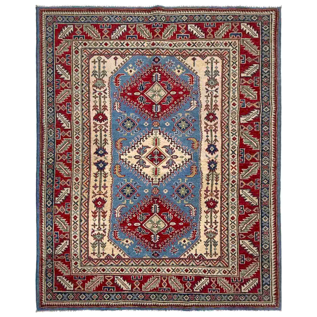 Hand knotted Kazak Rugs 5' 1" x 6' 7" - No. AL14193