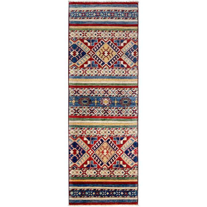 Afghan Khurjin Runner Rug 1' 10" x 5' 10" Hand-Knotted | No. AL83550