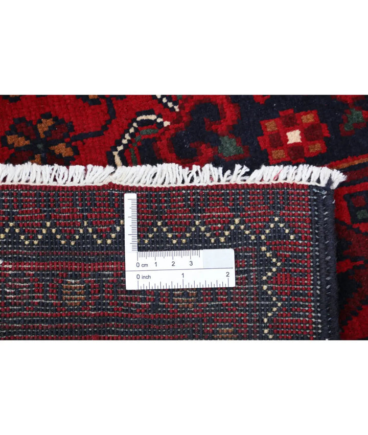 Afghan Khamyab Rug 2' 8" x 9' 3" Hand-Knotted | No. AT99803
