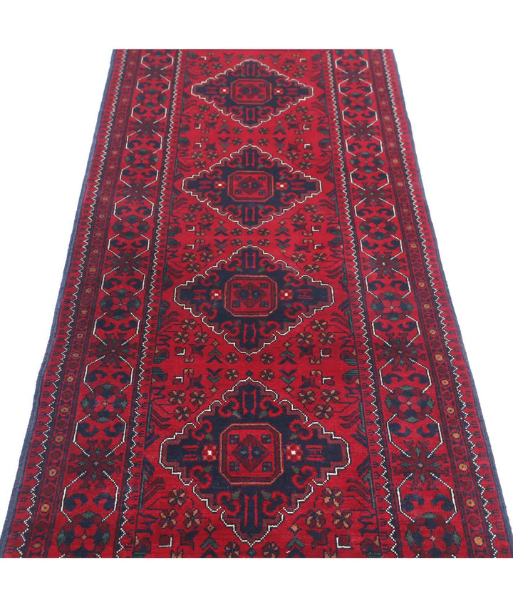 Afghan Khamyab Rug 2' 8" x 9' 3" Hand-Knotted | No. AT99803