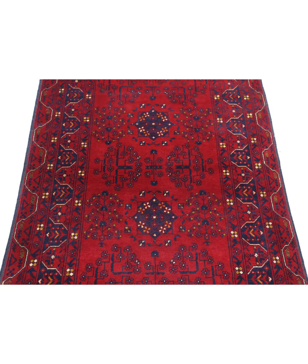 Afghan Khamyab Rug 3' 0" x 4' 7" Hand-Knotted | No. AT65485