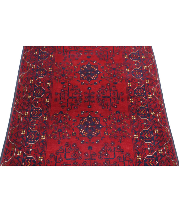 Afghan Khamyab Rug 3' 0" x 4' 7" Hand-Knotted | No. AT65485