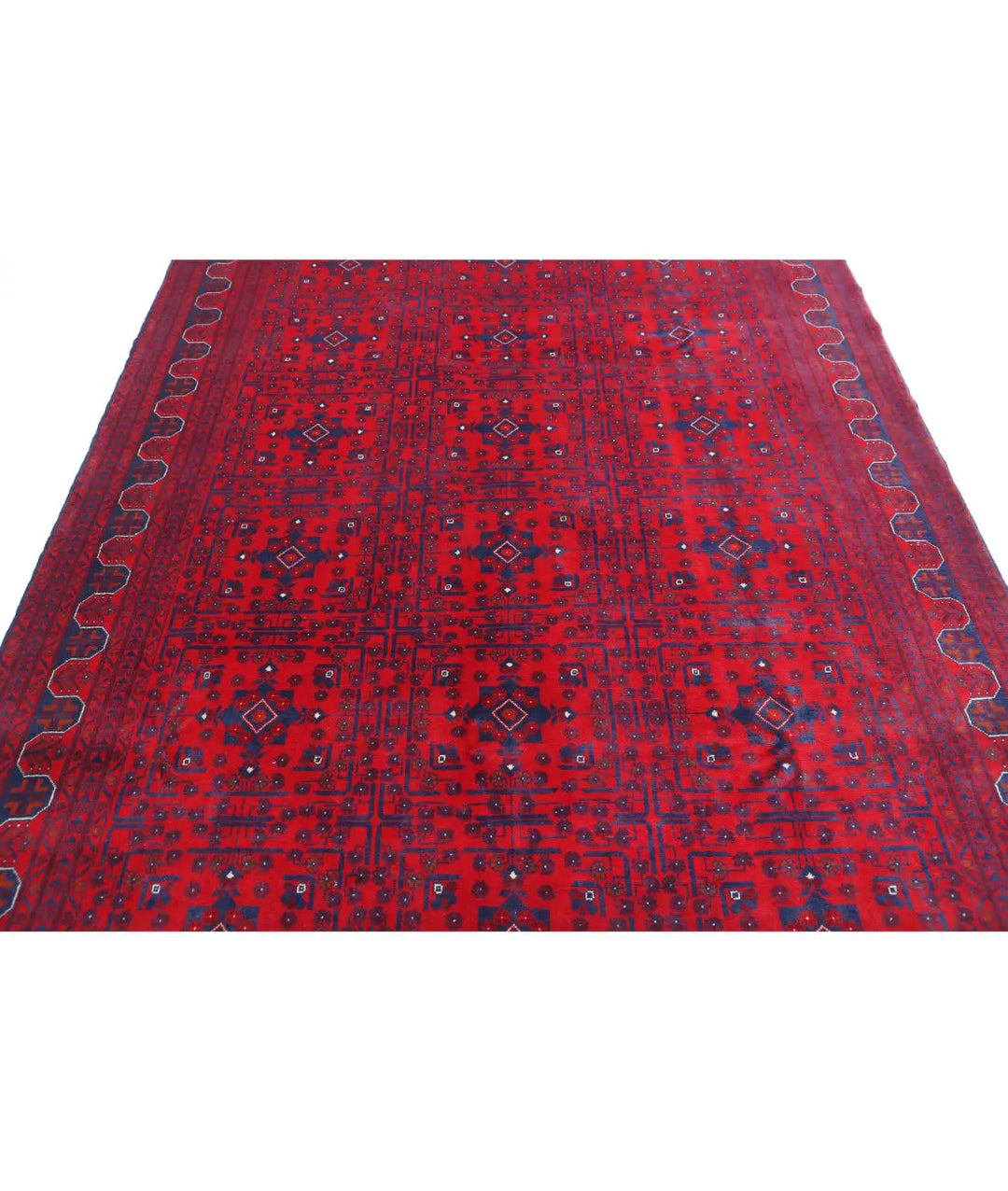 Afghan Khamyab Rug 6' 7" x 9' 8" Hand-Knotted | No. AT65500