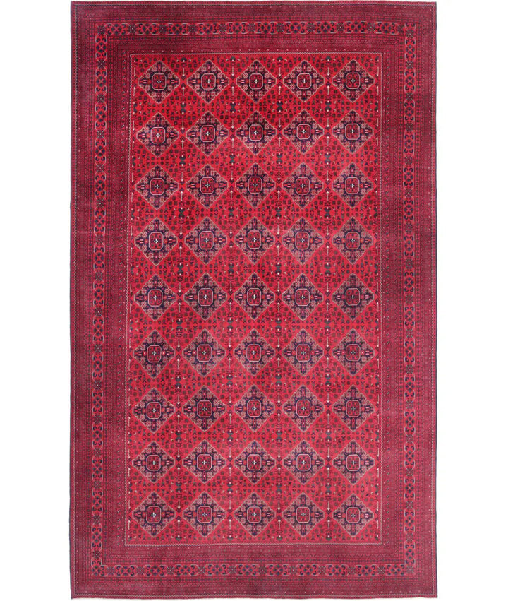 Afghan Khamyab Rug 9' 10" x 16' 1" Hand-Knotted | No. AT28607