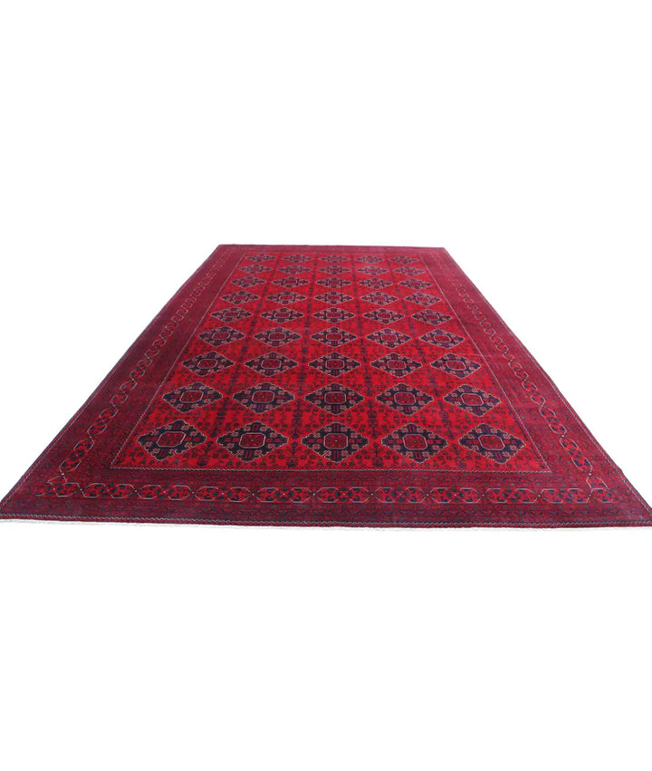 Afghan Khamyab Rug 9' 8" x 15' 6" Hand-Knotted | No. AT32795