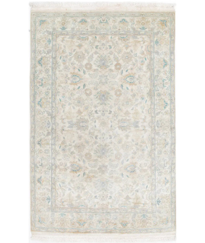 Afghan Agra Rug 3' 11" x 6' 0" Hand-Knotted | No. AT52878