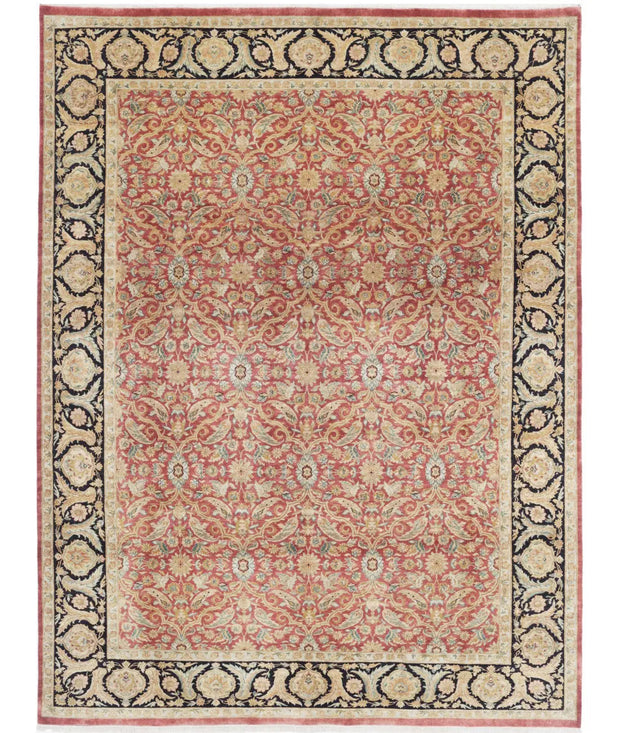 Hand Knotted Agra Wool Rug 8' 10" x 11' 8" - No. AT59989