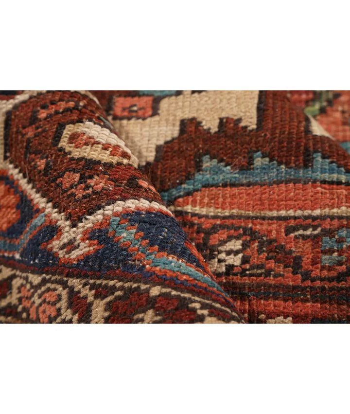 Afghan Heriz Rug 10' 0" x 14' 5" Hand-Knotted | No. AT98257