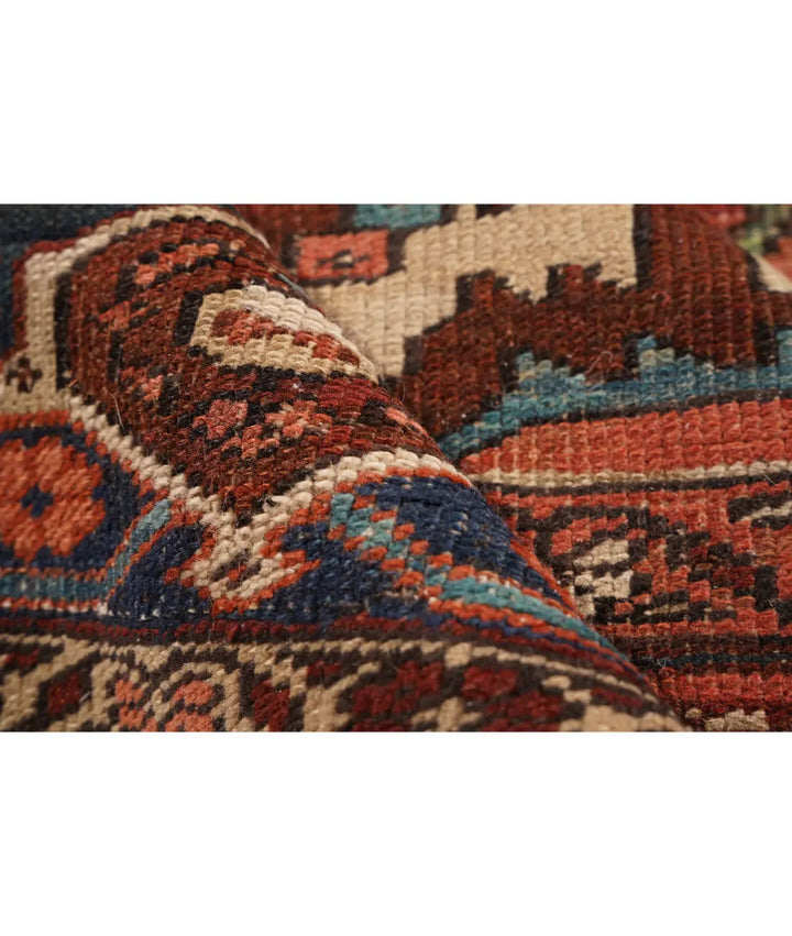 Afghan Heriz Rug 10' 0" x 14' 5" Hand-Knotted | No. AT98257