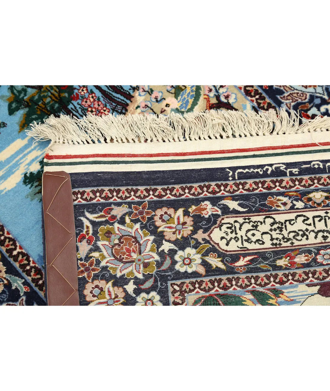 Hand Knotted Antique Masterpiece Oriental Isfahan Wool & Silk Rug 2' 5" x 11' 3" - No. AT598029