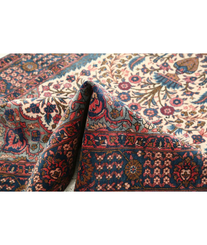 Afghan Oriental Kerman Rug 4' 5" x 6' 1" Hand-Knotted | No. AT36400