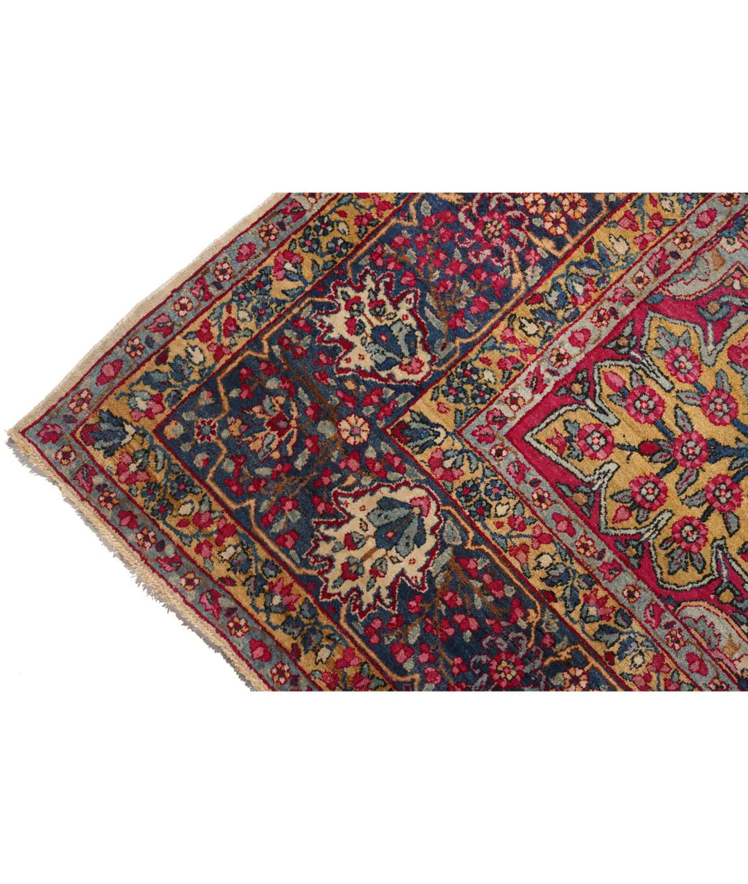 Afghan Oriental Kerman Rug 8' 11" x 11' 7" Hand-Knotted | No. AT31288