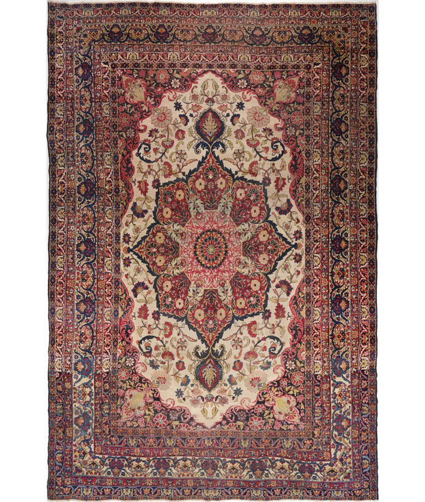 Hand Knotted Antique Masterpiece Oriental Kermanshah Wool Rug 11' 0" x 15' 6" - No. AT96563
