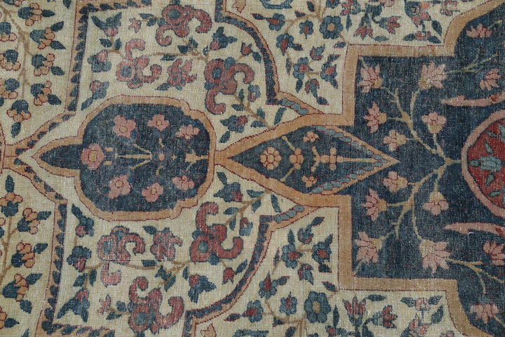 Afghan Yazd Rug 11' 8" x 18' 4" Hand-Knotted | No. AT69360