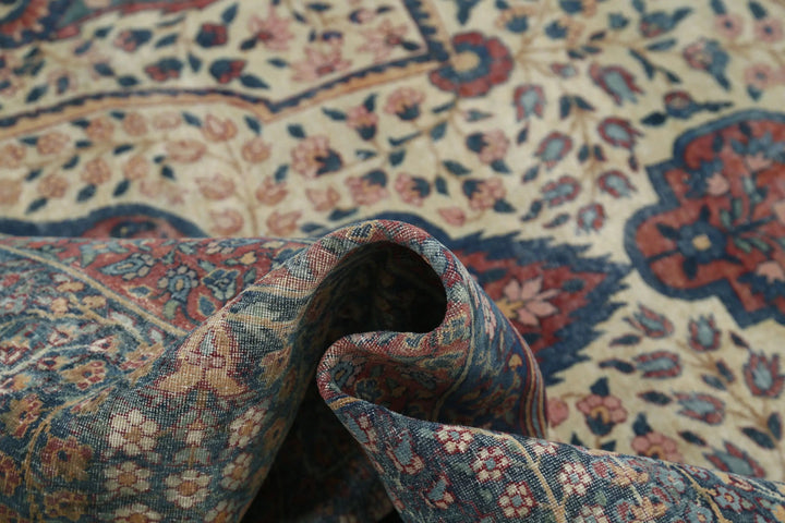 Afghan Yazd Rug 11' 8" x 18' 4" Hand-Knotted | No. AT69360