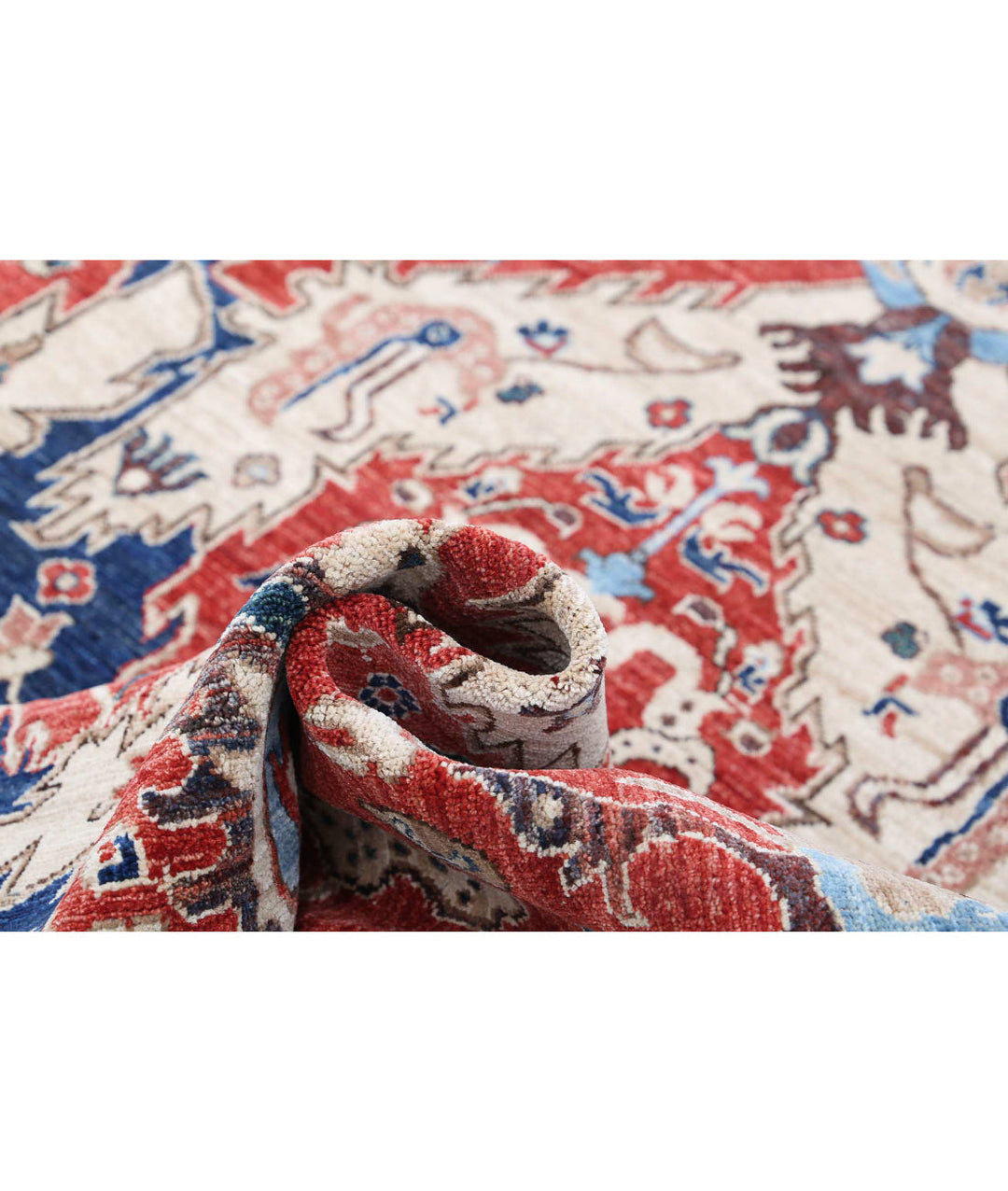 Hand Knotted Artemix Wool Rug 7' 8" x 9' 11" - No. AT464815