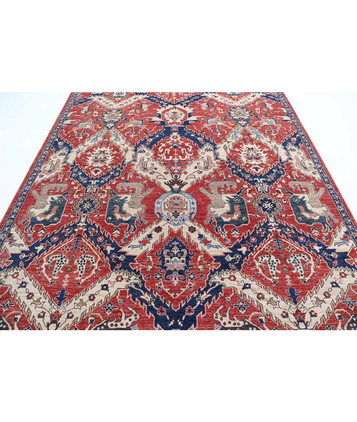 Hand Knotted Artemix Wool Rug 7' 8" x 9' 11" - No. AT464815