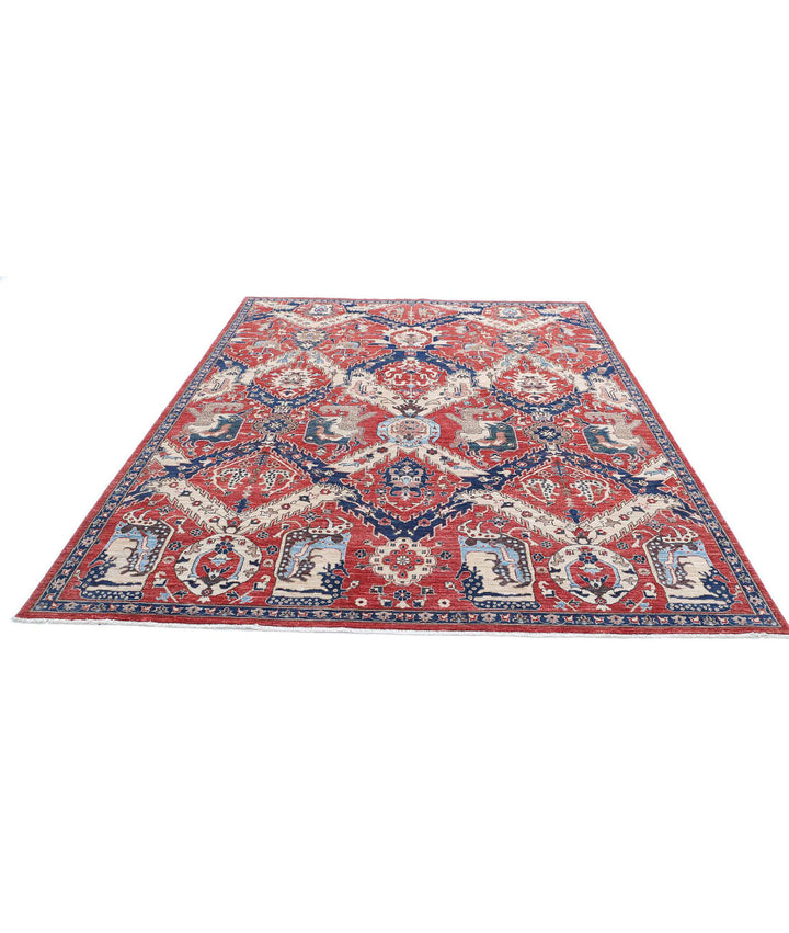 Hand Knotted Artemix Wool Rug 7' 8" x 9' 11" - No. AT464815