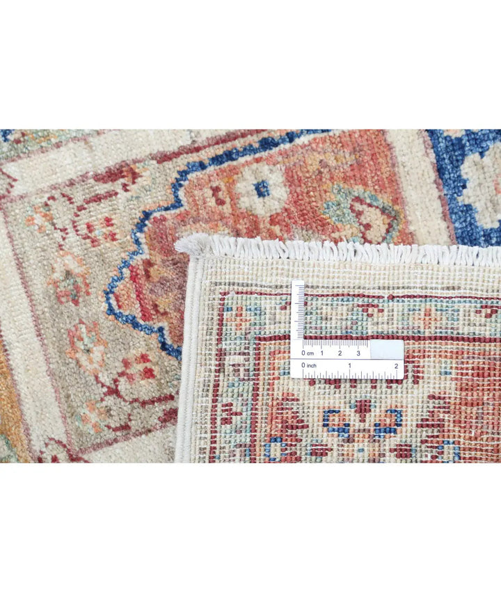 Afghan Bakhtiari Rug 3' 10" x 5' 8" Hand-Knotted | No. AT86320