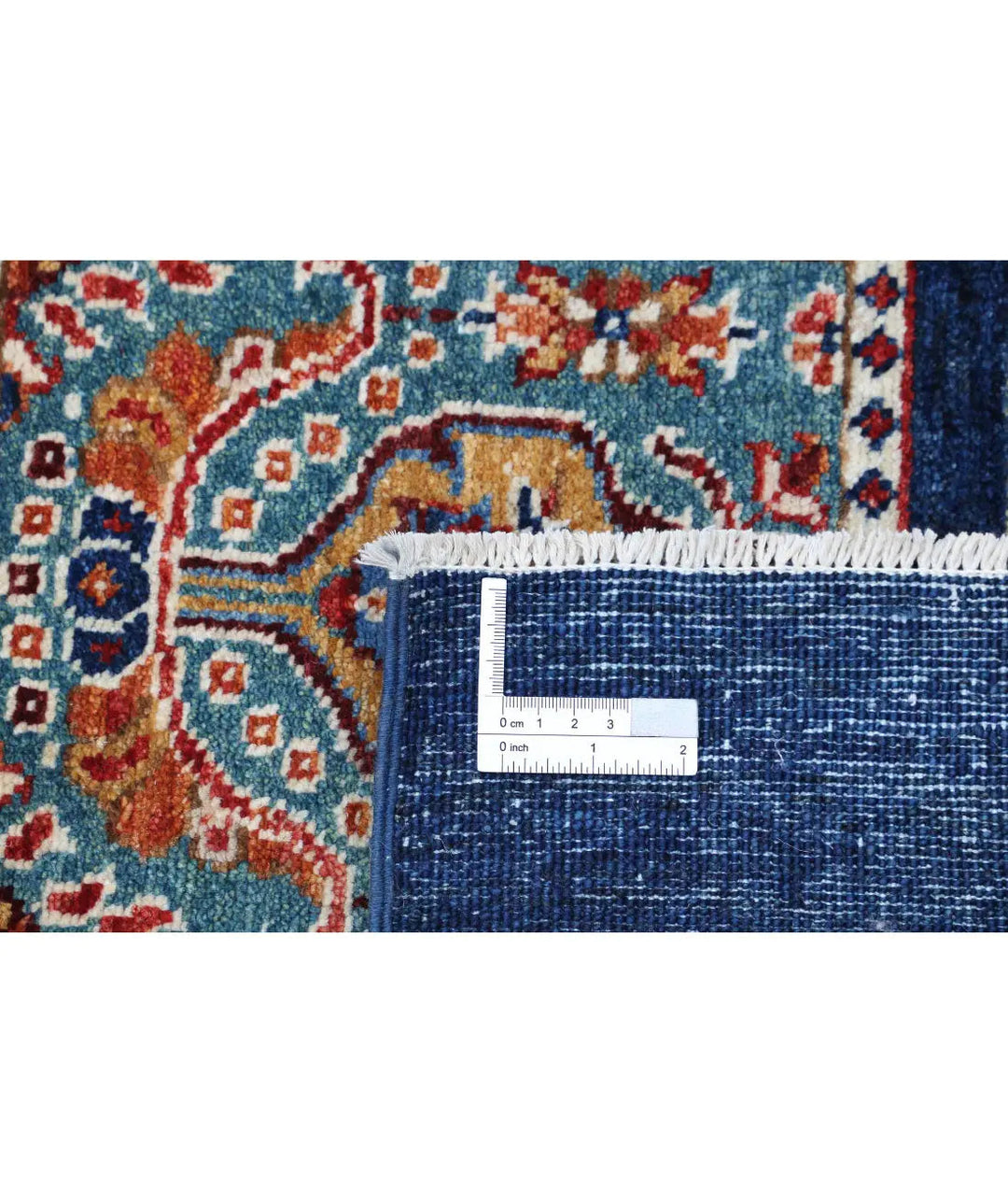 Afghan Bakhtiari Rug 5' 0" x 6' 0" Hand-Knotted | No. AT96435