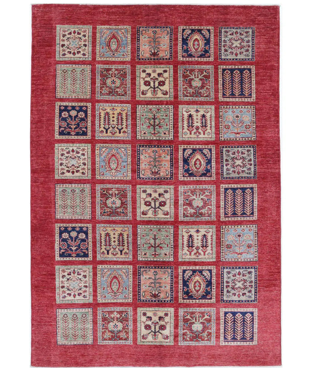Hand Knotted Bakhtiari Wool Rug 5' 4" x 8' 0" - No. AT40567