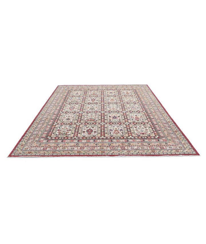 Afghan Bakhtiari Rug 8' 0" x 10' 0" Hand-Knotted | No. AT30207