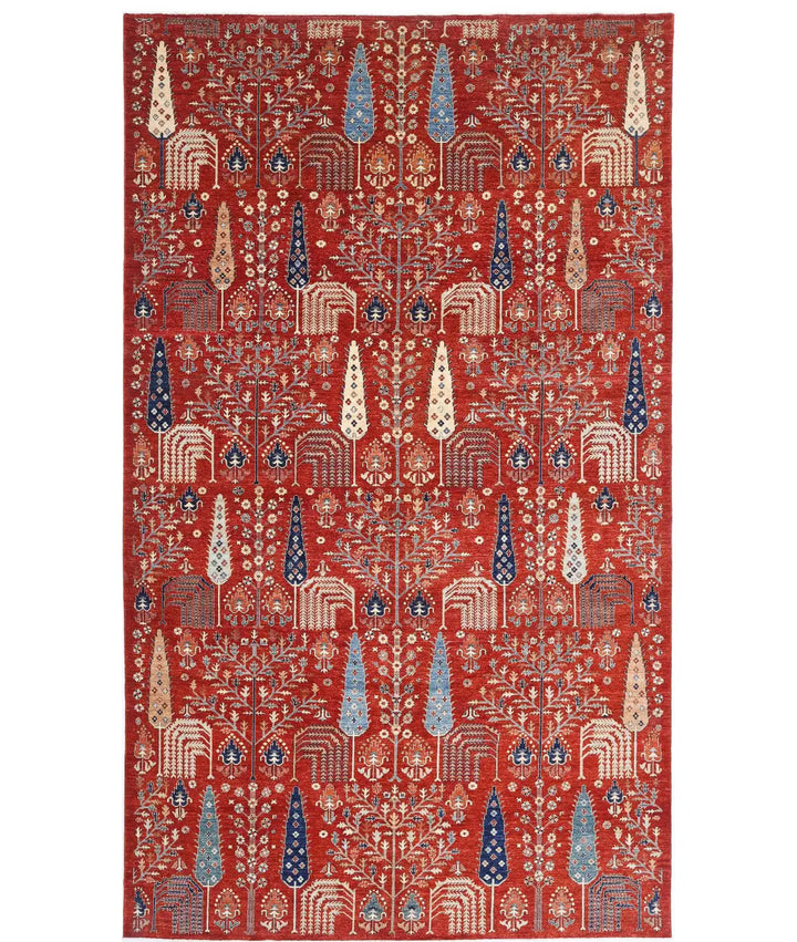 Afghan Bakshaish Rug 10' 0" x 17' 7" Hand-Knotted | No. AT99931
