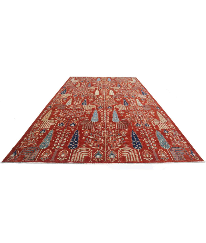 Afghan Bakshaish Rug 10' 0" x 17' 7" Hand-Knotted | No. AT99931