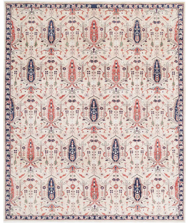 Hand Knotted Bakshaish Wool Rug 7' 10" x 9' 10" - No. AT19722