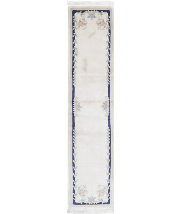 Hand Knotted Chinese Wool Rug 2' 6" x 11' 10" - No. AT68049