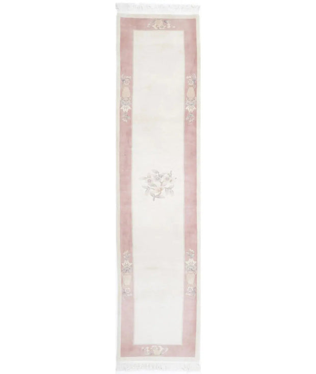 Hand Knotted Chinese Wool Rug 2' 6" x 11' 11" - No. AT63501