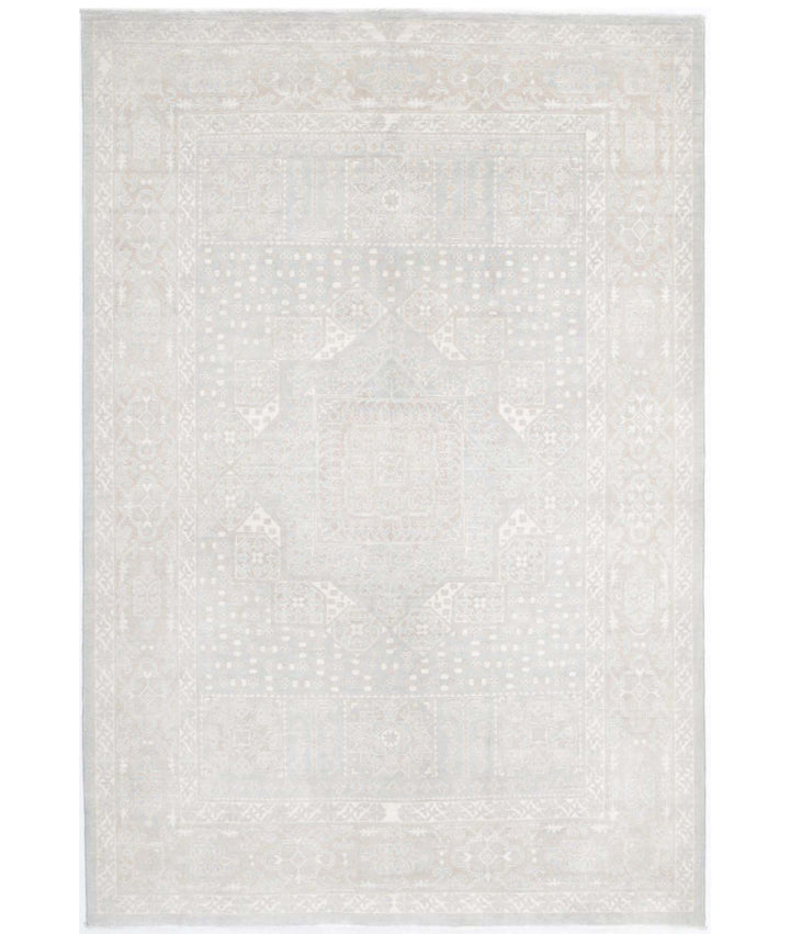 Afghan Mamluk Rug 6' 0" x 8' 11" Hand-Knotted | No. AT37562