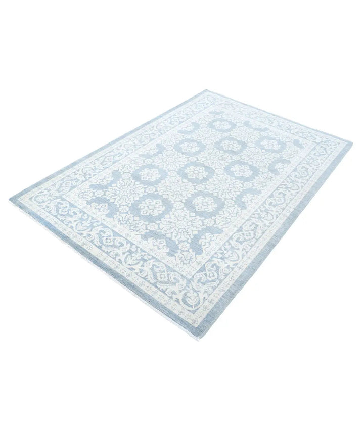 Hand Knotted Fine Serenity Wool Rug 4' 4" x 6' 6" - No. AT658037