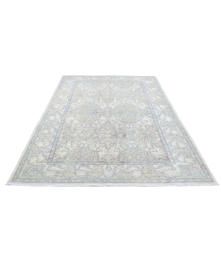 Afghan Serenity Rug 6' 3" x 9' 1" Hand-Knotted | No. AT71143