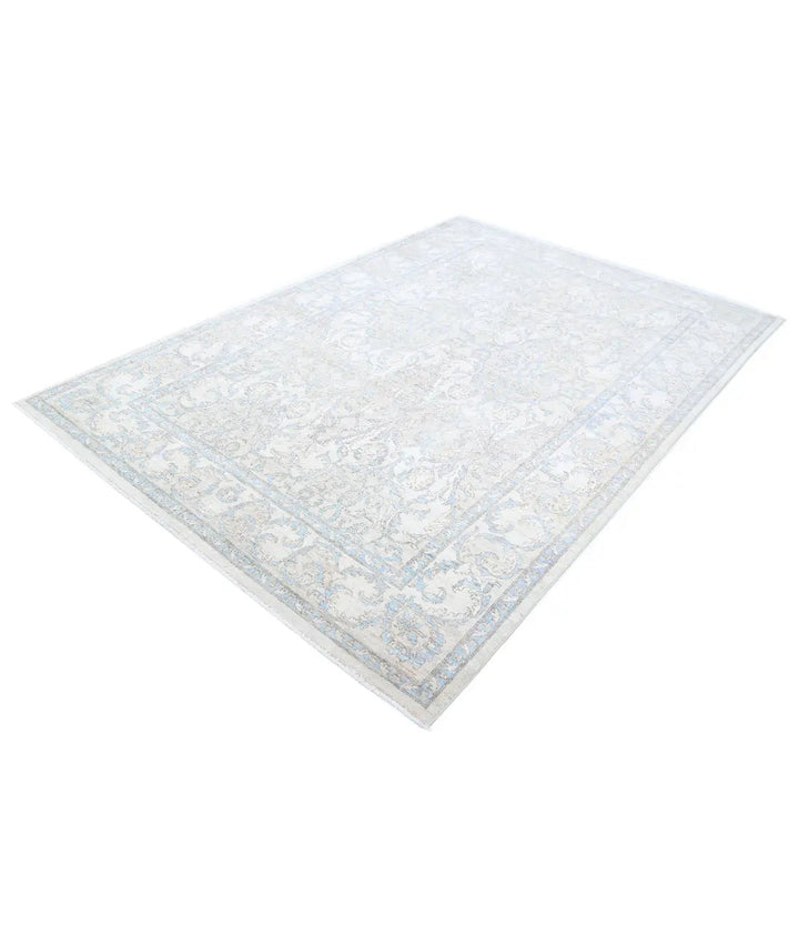Afghan Serenity Rug 6' 3" x 9' 1" Hand-Knotted | No. AT71143