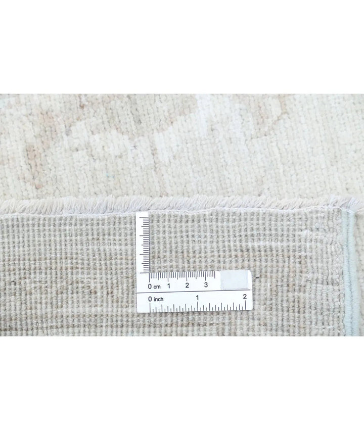 Ivory Afghan Serenity Rug 8' 10" x 11' 8" Hand-Knotted | No. AT90910