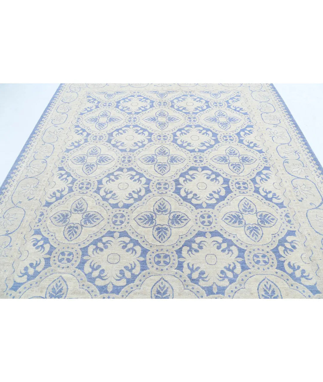 Afghan Serenity Rug 8' 1" x 9' 8" Hand-Knotted | No. AT72168
