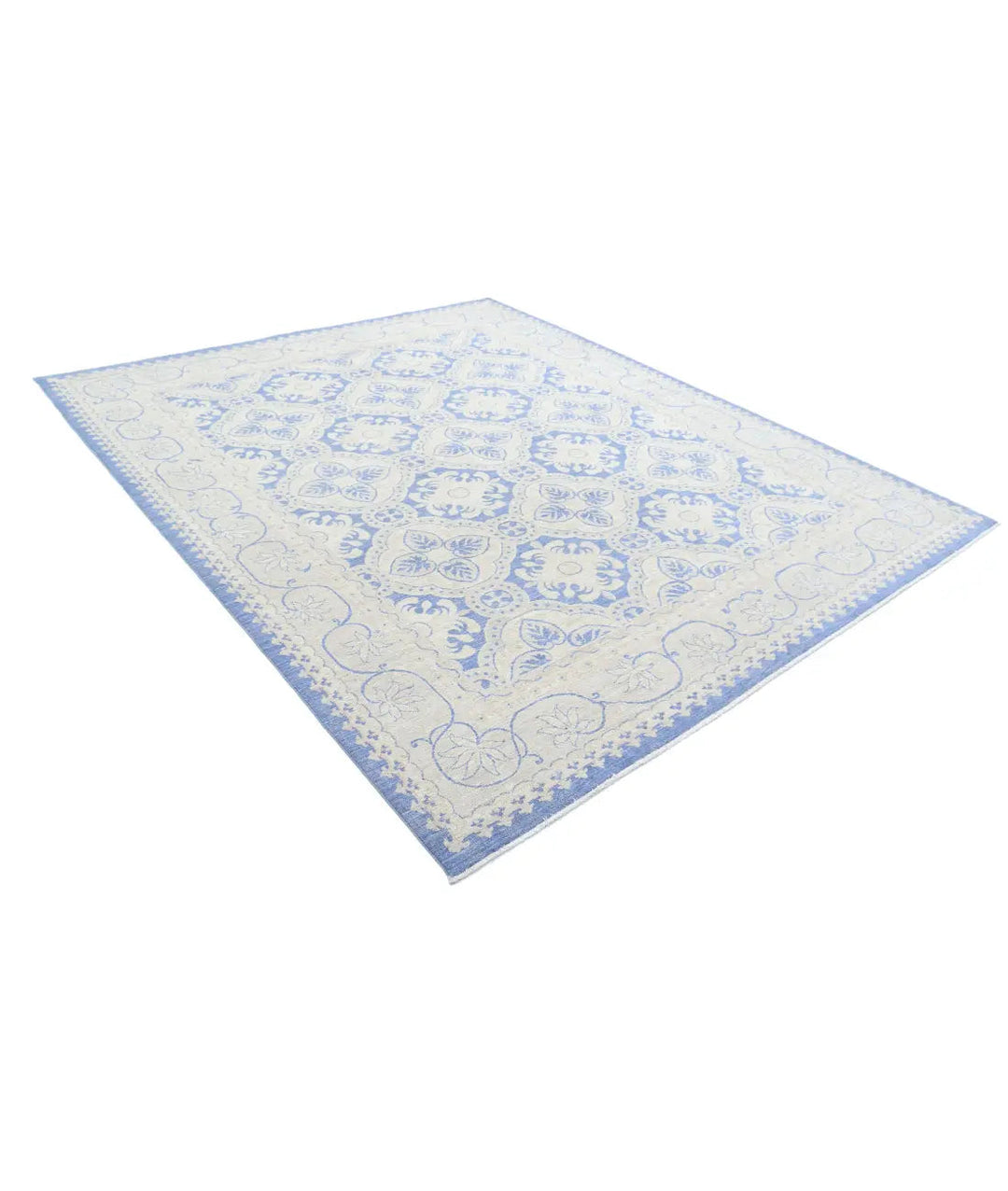 Afghan Serenity Rug 8' 1" x 9' 8" Hand-Knotted | No. AT72168