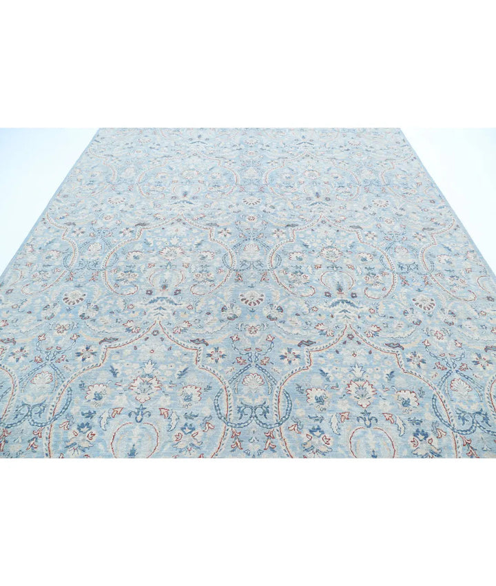 Hand Knotted Fine Serenity Wool Rug 8' 9" x 11' 7" - No. AT426751