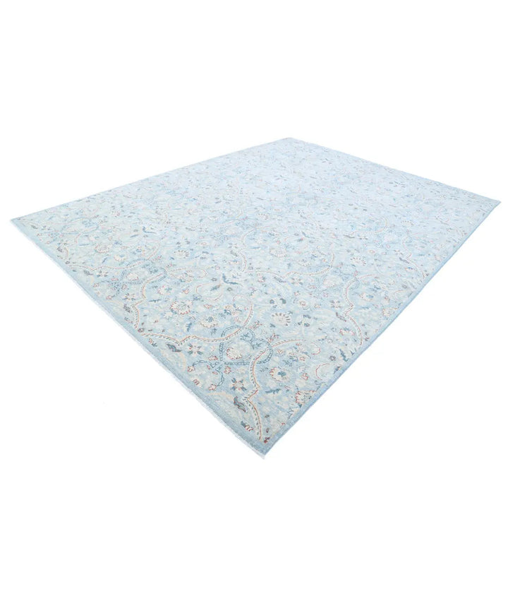 Hand Knotted Fine Serenity Wool Rug 8' 9" x 11' 7" - No. AT426751