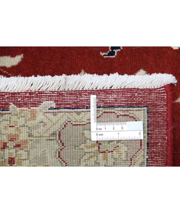 Afghan Kashan Rug 9' 9" x 13' 9" Hand-Knotted | No. AT90339