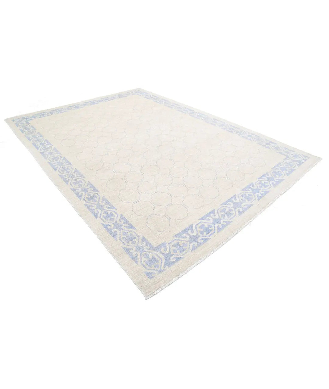 Afghan Khotan Rug 8' 5" x 11' 5" Hand-Knotted | No. AT81142