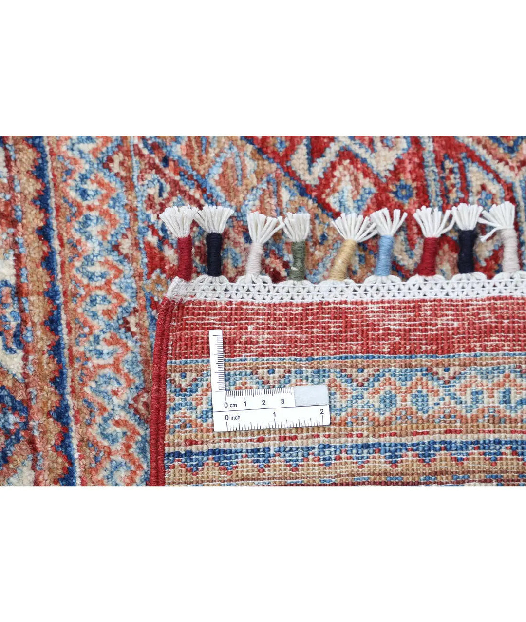 Afghan Khurjeen Rug 6' 7" x 9' 7" Hand-Knotted | No. AT10012