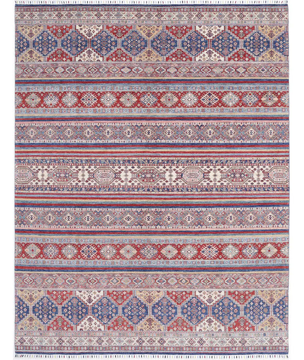 Hand Knotted Khurjeen Wool Rug 8' 10" x 11' 10" - No. AT76310