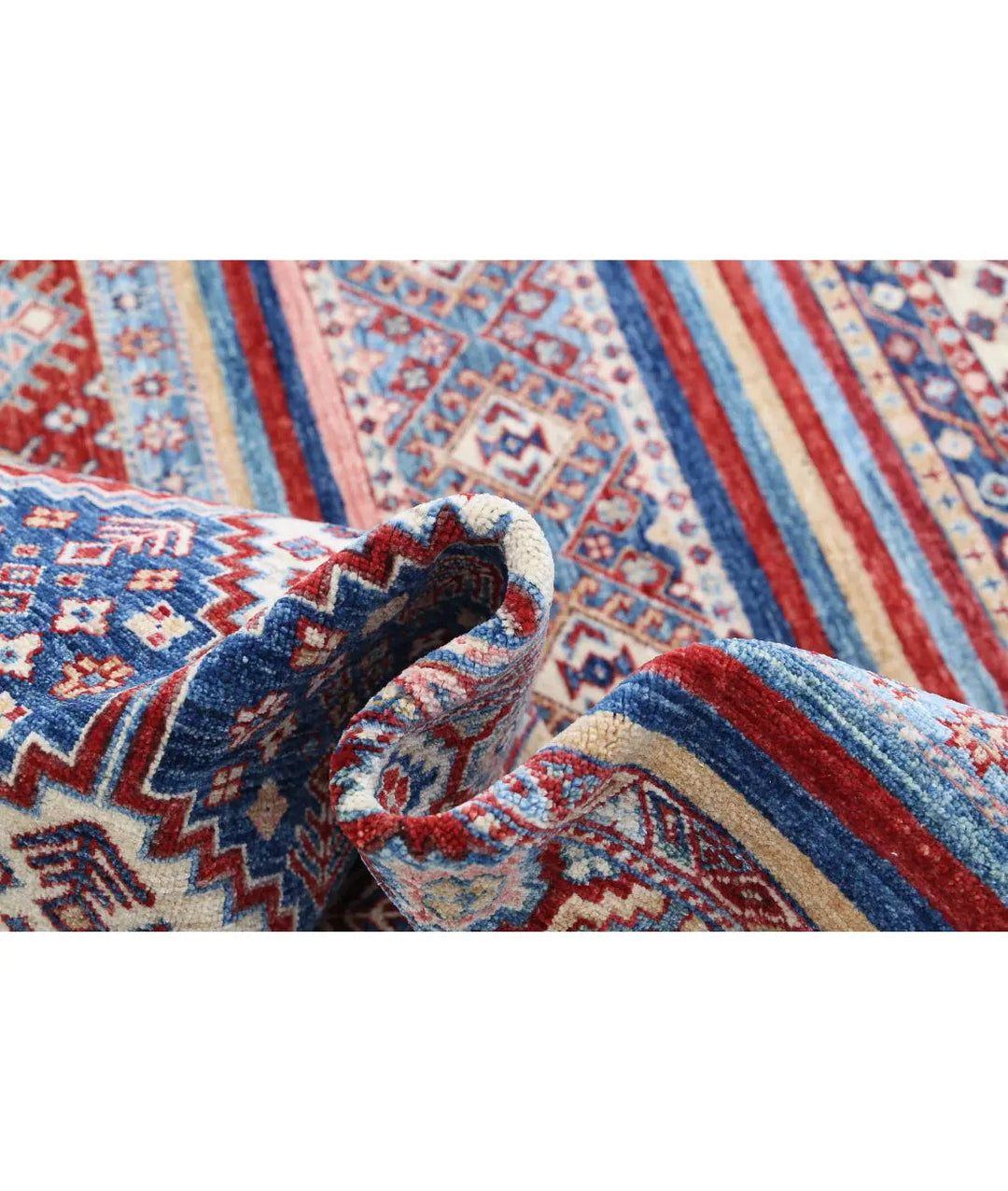Afghan Khurjeen Rug 8' 10" x 11' 10" Hand-Knotted | No. AT76310