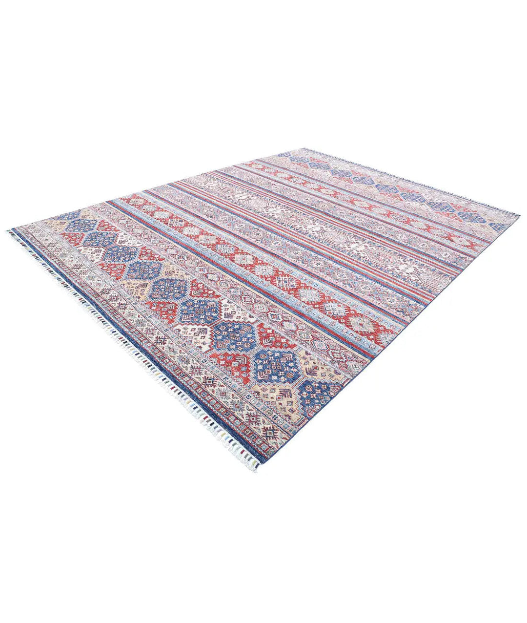 Afghan Khurjeen Rug 8' 10" x 11' 10" Hand-Knotted | No. AT76310