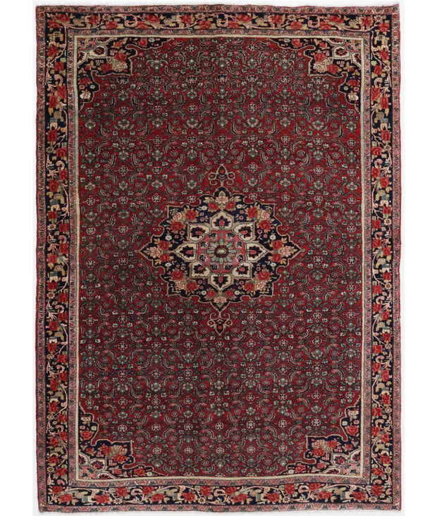 Hand Knotted Masterpiece Oriental Bijar Wool Rug 4' 6" x 6' 5" - No. AT44024