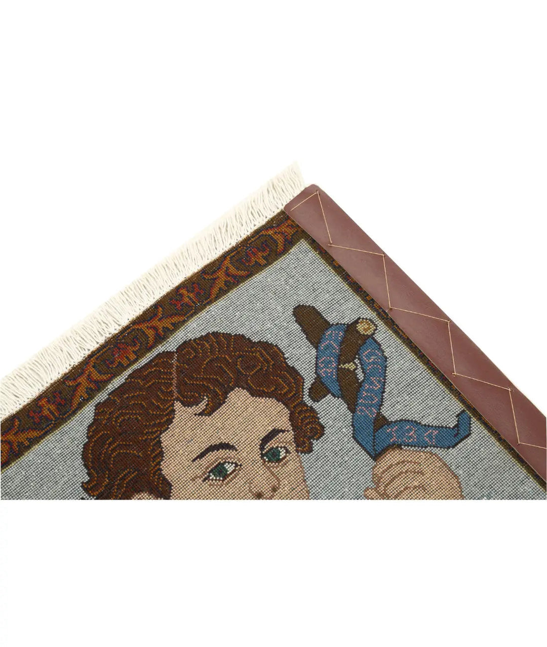 Hand Knotted Masterpiece Oriental Tabriz Fine Wool Rug 1' 6" x 1' 10" - No. AT301391