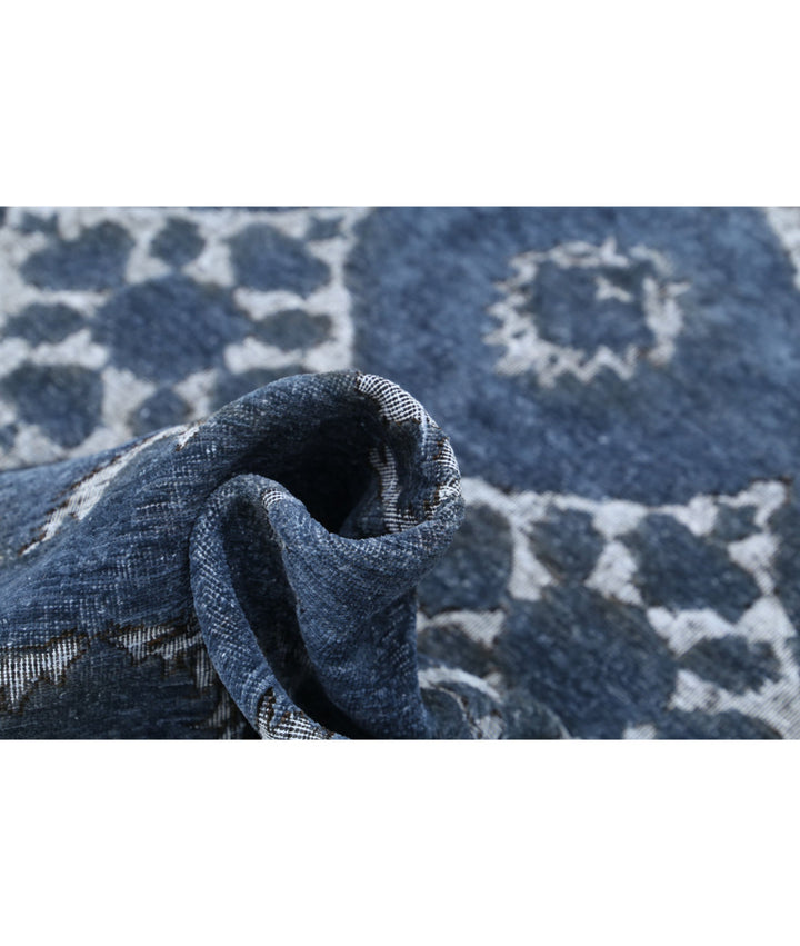 Hand Knotted Onyx Wool Rug 7' 8" x 9' 7" - No. AT17522