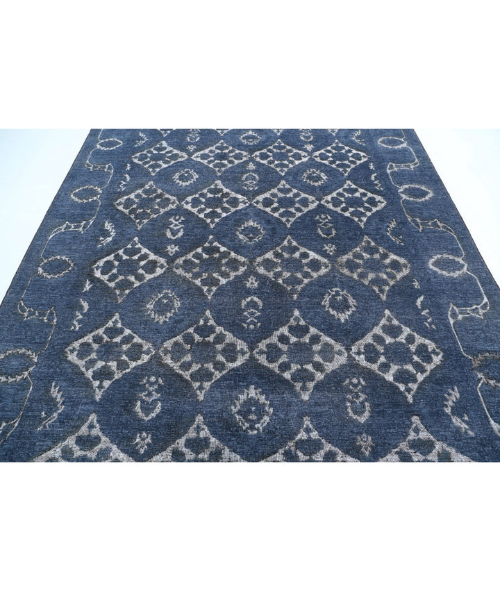 Hand Knotted Onyx Wool Rug 7' 8" x 9' 7" - No. AT17522